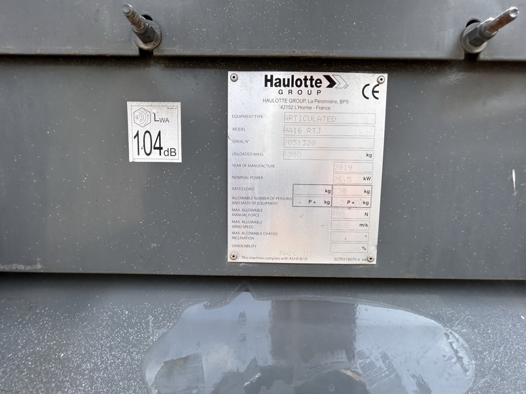 HAULOTTE HA 16 RTJ - SN 2051320