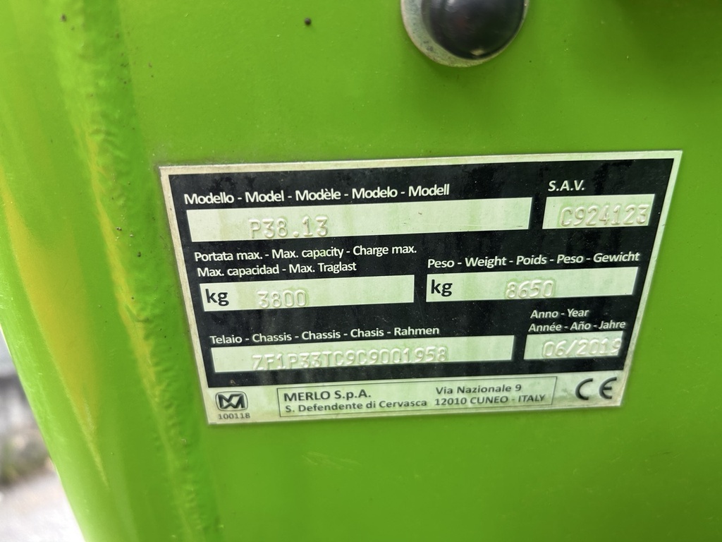 MERLO P 38.13 - SN 40506